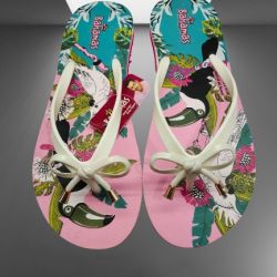 Relaxo Print Design Slippers For Womens 
