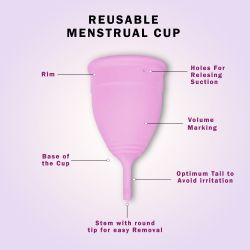 Women's Reusable Menstrual Cup - Medium