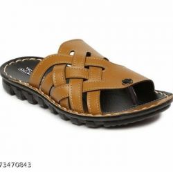 PARAGON VERTEX 6729 TAN MEN SANDEL  Name: PARAGON VERTEX 6729 TAN MEN SANDEL  Material: Synthetic Sole Material: PU Fastening & Back Detail: Slip-On Pattern: Textured Sizes:  IND-6, IND-7, IND-8 Country of Origin: India