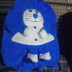 Baby fur backpack 