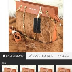 Ladies fur bag 