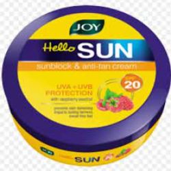 Joy Hello SUN sunblock & anti-tan cream SPF 20 