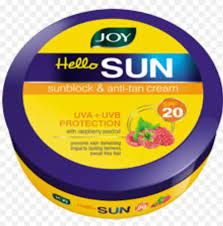 Joy Hello SUN sunblock & anti-tan cream SPF 20 
