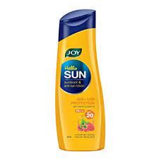 Joy Hello Sun Sunblock & Anti-Tan Lotion Sunscreen SPF 20 PA++, for all skin type With UVA+UVB Protection - SPF 20 PA++  (40ml)
