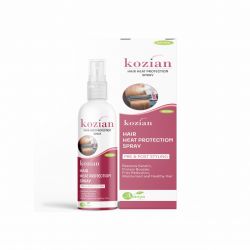 NATURAL HAIR HEAT PROTECTION SPRAY WITH ARGON OIL,GRAPE-SEED, RICE PROTEIN, JOJOBA OIL, KERATIN & ROSEMARY OIL100 ML (HAIR OIL)