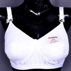 cotton bra white