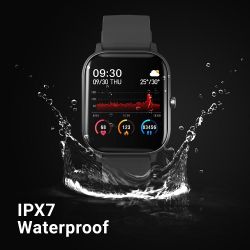 Fire-Boltt SpO2 Full Touch 1.4 inch Smart Watch 400 Nits Peak Brightness Metal Body with 24*7 Heart Rate monitoring IPX7 with Blood Oxygen, Fitness, Sports & Sleep Tracking (Black)BSW001