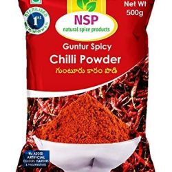 NSP Guntur Spicy Red Chilli Powder, 100% Pure, 100% Natural, 500g