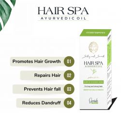 HAIR SPA  AYURVEDIC OIL WITH AMLA & SHIKAKAI 100ML. (PACK OF 2*100ML.)
