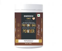 Enrrich One PROTIONE DHA CHOCOLATE FLAVOUR POWDER Protein Shake  (200 g, Chocolate)