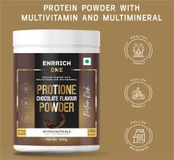 Enrrich One Protione Protein Powder With Multivitamin Multiminerals & Full Of Nutrients Protein Shake pack of 200gm