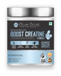 BLUE BOOST CREATINE BOOSTER MUSCLE GROWTH POWDER ADVANCED FORMULATION PACK OF 250gm