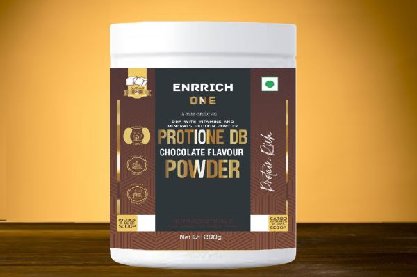 Enrrich One PROTIONE DB POWDER Protein Shake  (200 g, Chocolate)