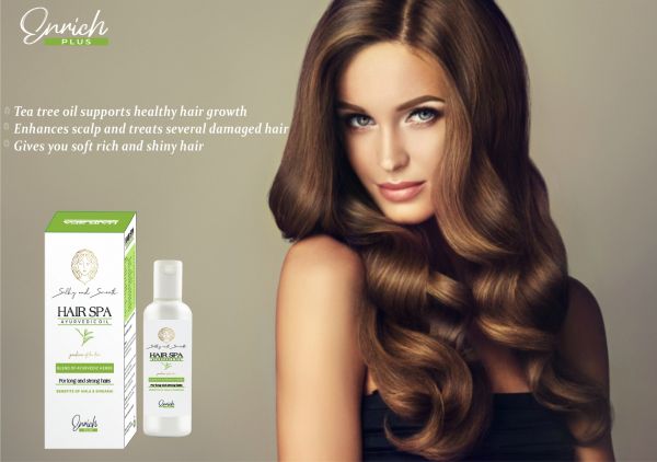 HAIR SPA  AYURVEDIC OIL WITH AMLA & SHIKAKAI 100ML. (PACK OF 2*100ML.)