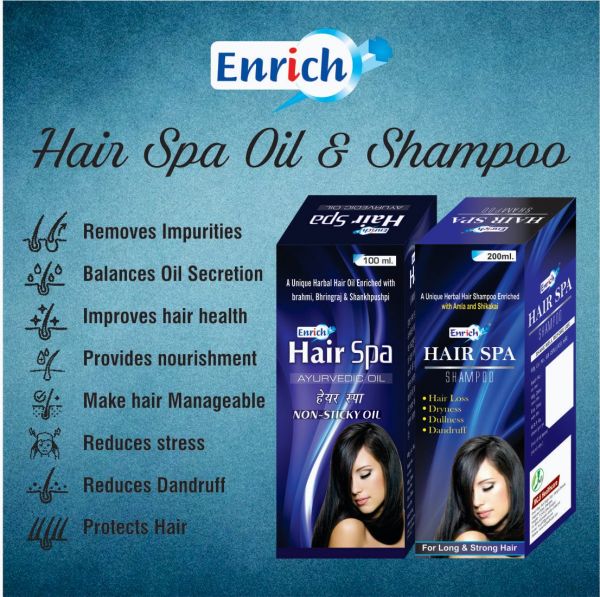 ENRICH PLUS HAIR SPA SHAMPOO PACK OF 2*200ML