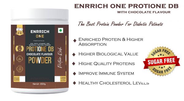 Enrrich One PROTIONE DB POWDER Protein Shake  (200 g, Chocolate)