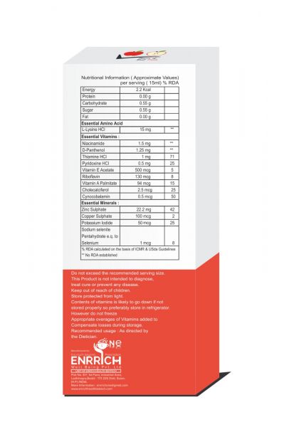 COMRICH MULTIVITAMINS SYRUP 200ml (PACK OF 2*200ML)