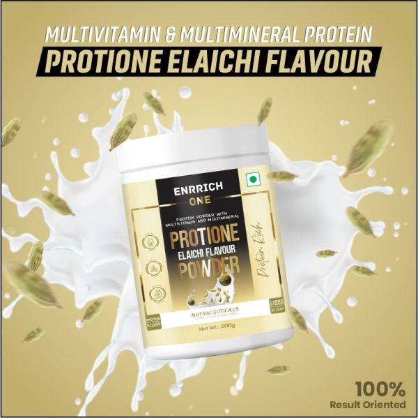 Enrrich One PROTIONE POWDER Protein Shake  (200 g, ELAICHI)