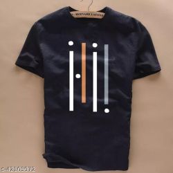Urban Cotton T Shirt For Man Black