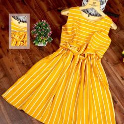 Classy Glamorous Women Dresses Yellow