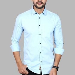 Men's Premium Cotton Casual Full Sleeve Shirt Color