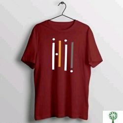 Urban Cotton T Shirt For Man Maroon