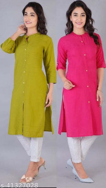 Trendy Cotton Kurtis Combo 2