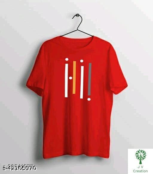 Urban Cotton T Shirt For Man Red