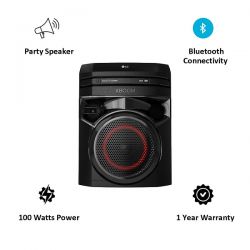 LG Xboom 100 Watts Party Speaker (Vocal Sound Control, ON2D, Black)
