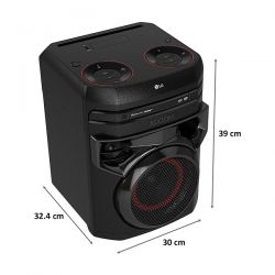 LG Xboom 100 Watts Party Speaker (Vocal Sound Control, ON2D, Black)