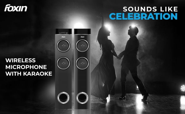 Foxin Double Tower Speaker 