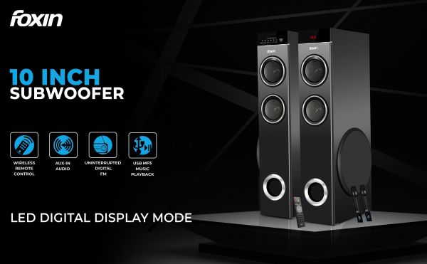 Foxin Double Tower Speaker 