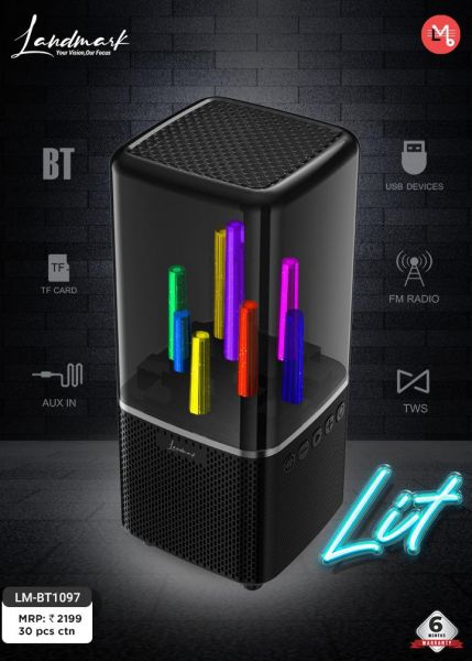 BLUETOOTH SPEAKER WITH DJ LIGHTS