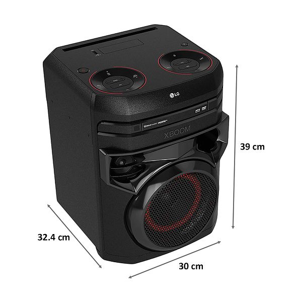 LG Xboom 100 Watts Party Speaker (Vocal Sound Control, ON2D, Black)