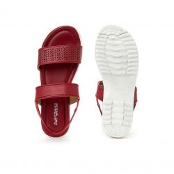 Adrianna Cherry Flat Sandal for Girls (4.5-12 yrs)