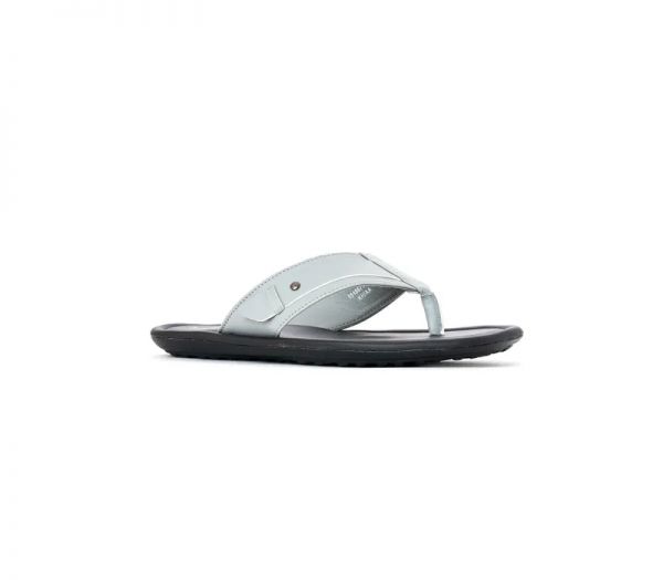 Khadim Grey Flip Flops for Men