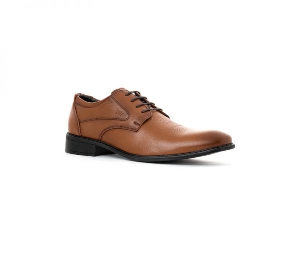 British Walkers Light Brown Leather Derby Formal Shoe for Men