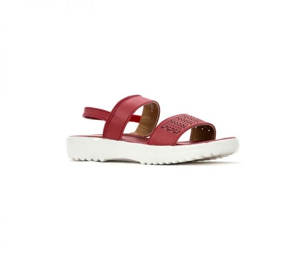 Adrianna Cherry Flat Sandal for Girls (4.5-12 yrs)