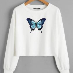 Long sleeve crop top T-shirt 