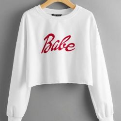 Long sleeve crop top T-shirt 