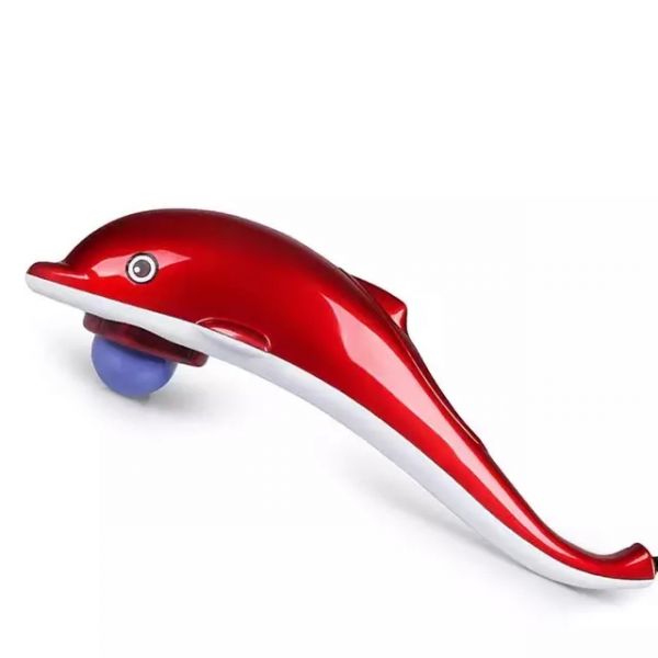 Dolphin massage stick whole body muscles shiatsu hand-held electric massager vibration massage hammer smart mini instrument