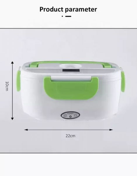 Easy Carrying Electric Lunch Box Portable Square Bento Box Heater Portable Student Lunch Box