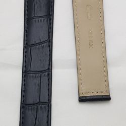 Cartier Ballon Bleu Montre Cuir Alligator 21mm Black Leather Strap