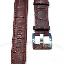 Montblanc Brown Crocodile Leather Strap With Lock