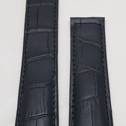 Cartier Ballon Bleu Montre Cuir Alligator 21mm Black Leather Strap