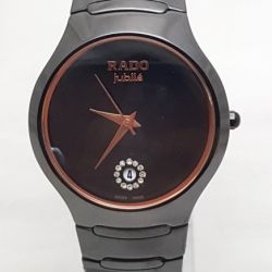 Rado True Thinline Plasma Ceramic Rose Gold Dial Unisex Watch