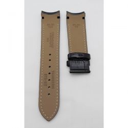 Tissot 1853 T610028591 22mm Rounded Lugs Black Leather Strap