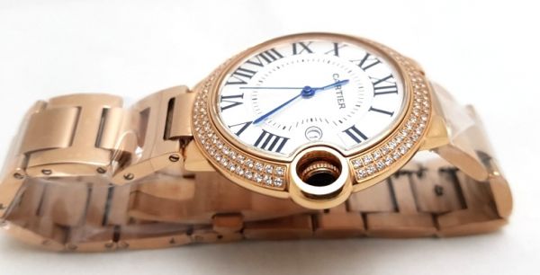 Cartier Ballon Bleu De Diamond Mens Watch (1)