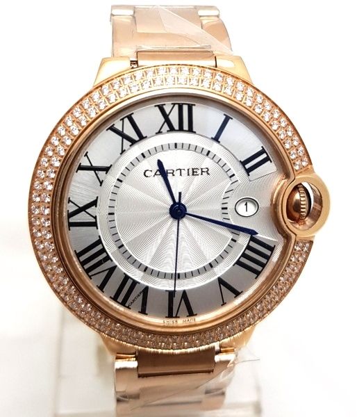 Cartier Ballon Bleu De Diamond Mens Watch (1)