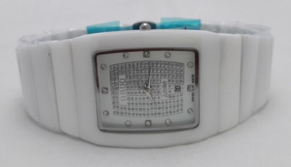 Rado Jubile White Ceramic Diamond Edition Mens Watch